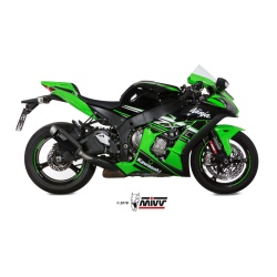 MIVV BLACK GP PRO SLIP-ON FOR KAWASAKI ZX-10 R 2016+