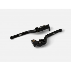 TecBike Adjustable Levers For Royal Enfield Super Meteor 650 / Interceptor (2023 onwards) 