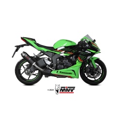 MIVV CARBON AK-1 SLIP-ON FOR KAWASAKI ZX6R 