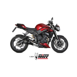MIVV BLACK X-M5 FULL SYSTEM FOR TRIUMPH STREET TRIPLE 765 2023+